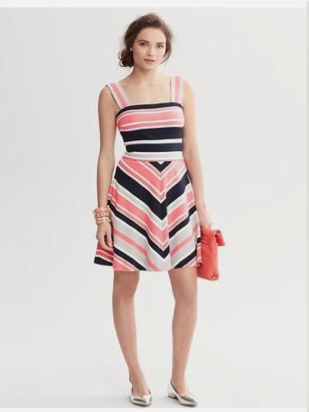 LlMilly x Banana Republic Chevron Dress Size 6
